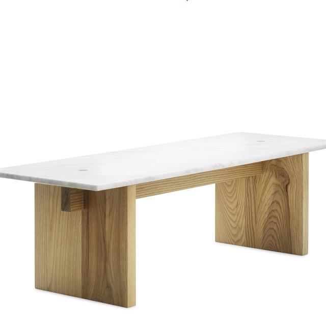 Normann Copenhagen Massivt Hvidt Soffbord - Få det nu!