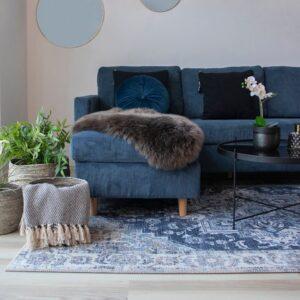 Arona Blå Polyester Tæppe 160 x 230 cm – Fantastisk Tilbud!
