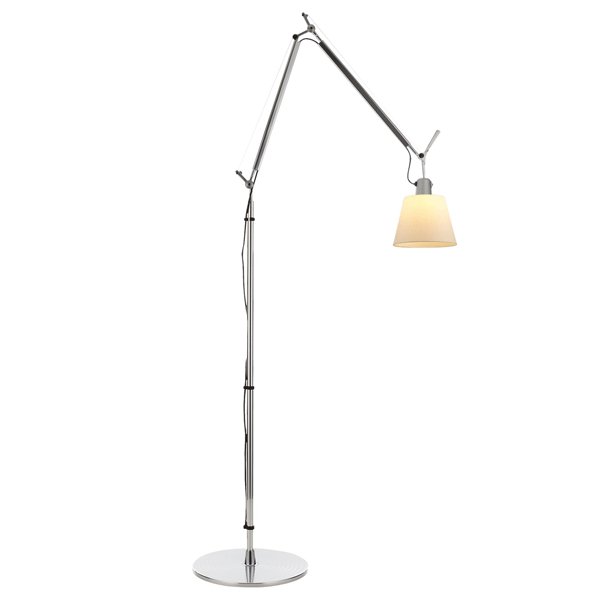 Artemide Tolomeo Basculante Pergament Gulvlampe på udsalg
