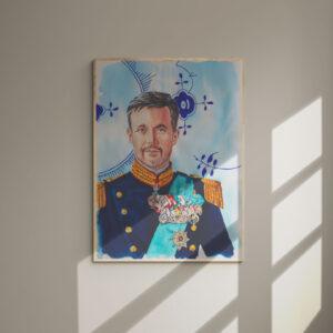 HKH Frede Kunsttryk fra Artpusher - Køb nu og spar!