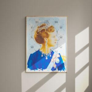 HM Portræt af Artpusher – Unik Kunst til Dit Hjem