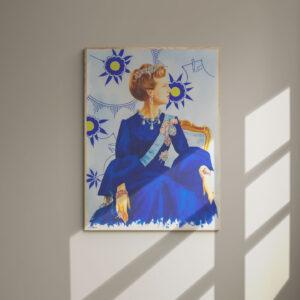 HM Royal Cannabis Kunsttryk - Unik Moderne Dekoration